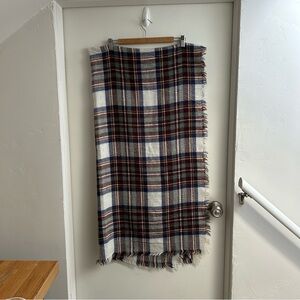 Plaid Blanket Scarf